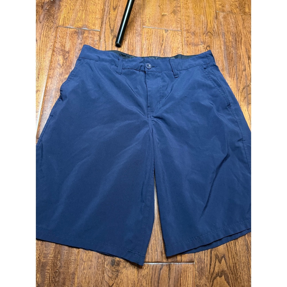 OP Ocean Pacific Mens Board Shorts Navy Blue 4-Way Stretch Swim Trunks Size 30